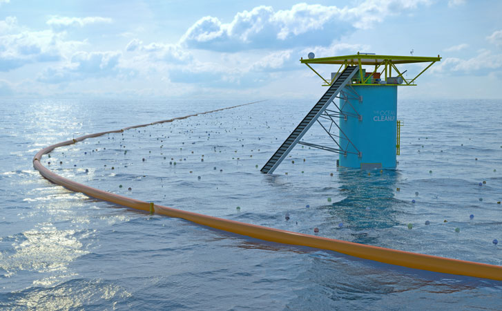The Ocean Cleanup sera mis en service en 2016